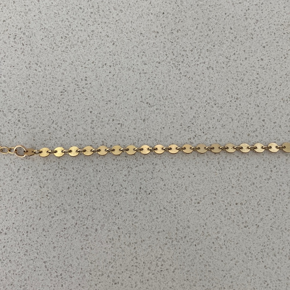 Made by Mary poppy chocker necklace gold 13’-14’